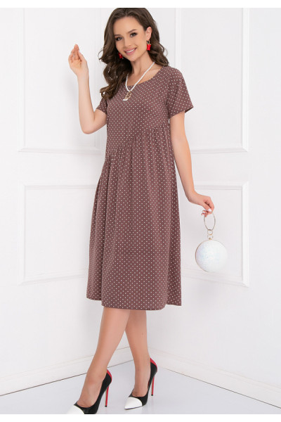 ПЛАТЬЕ ЛУГАНО (БРАУН)