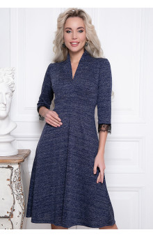 ПЛАТЬЕ РАВЕННА (ДАРК БЛУ АЖУР)