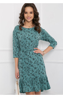 ПЛАТЬЕ МАССАНИ (ГРИН ФЛОВЕРС)