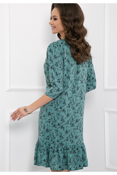 ПЛАТЬЕ МАССАНИ (ГРИН ФЛОВЕРС)