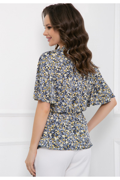 БЛУЗКА КОРТАНИ (БЛУ ФЛОВЕРС)