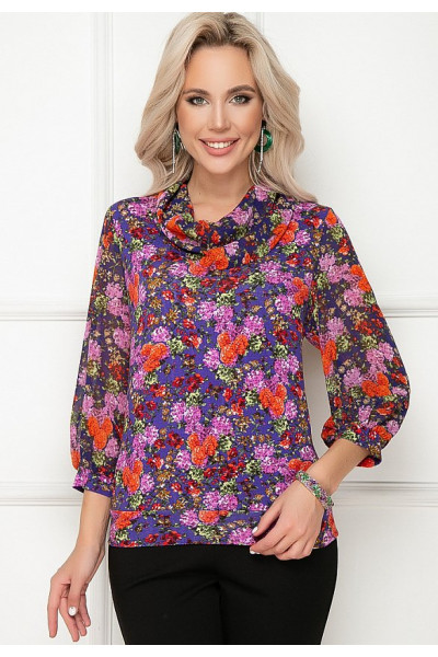 БЛУЗКА РОЛЬФО (ФЛОВЕРС)