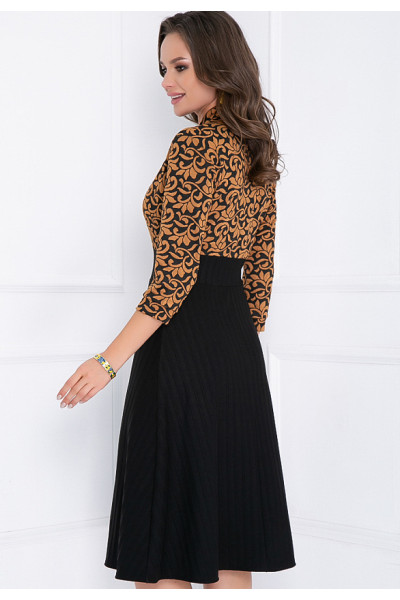 ПЛАТЬЕ РАВЕННА (БЛЭК ОХРА) ПЛАТЬЕ РАВЕННА (БЛЭК ОХРА)