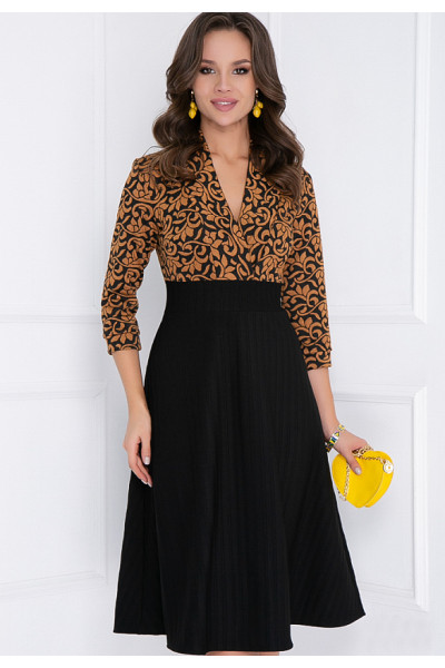 ПЛАТЬЕ РАВЕННА (БЛЭК ОХРА)