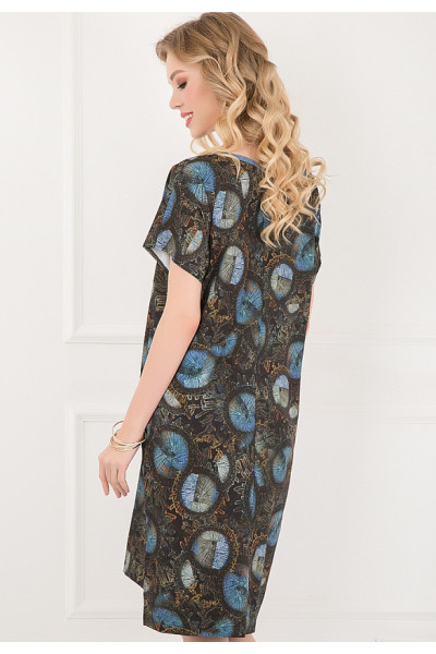 ПЛАТЬЕ МАРТИНЕТТИ (ХАКИ БЛУ)