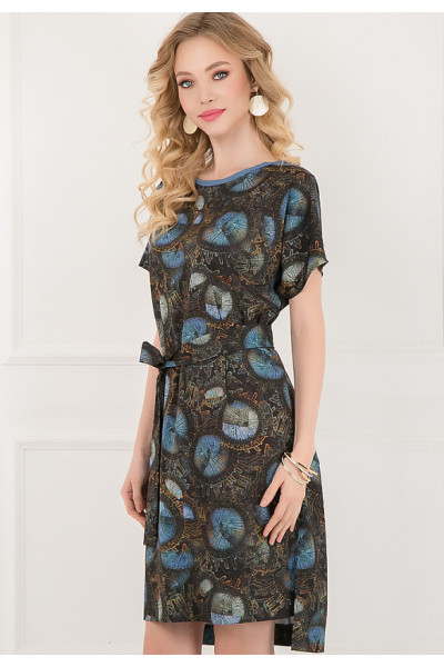 ПЛАТЬЕ МАРТИНЕТТИ (ХАКИ БЛУ)