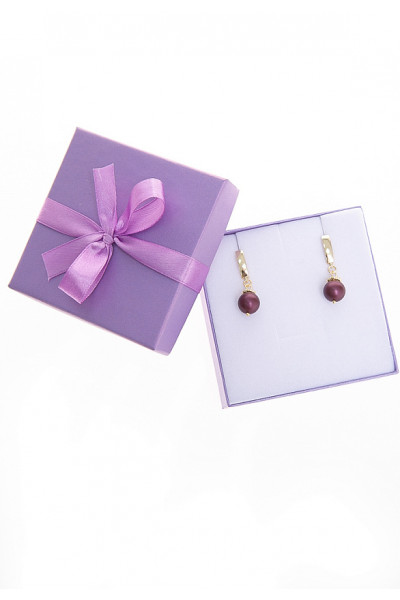 СЕРЬГИ ФОНСИ (БУРГУНДИ) СЕРЬГИ ФОНСИ (БУРГУНДИ)