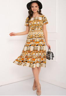 ПЛАТЬЕ КАМПАНЬЯ (ОРАНЖ)