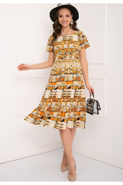 ПЛАТЬЕ КАМПАНЬЯ (ОРАНЖ)