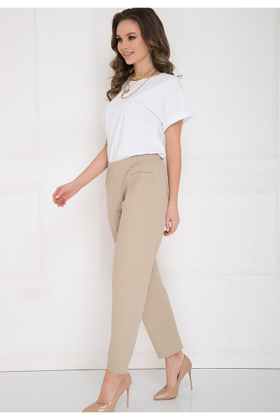 БРЮКИ ТЕЛЬСЕНО (ЛАЙТ БЕЙЖ) БРЮКИ ТЕЛЬСЕНО (ЛАЙТ БЕЙЖ)