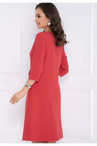 ПЛАТЬЕ КАРИЗИ (ТЕРРАКОТ)