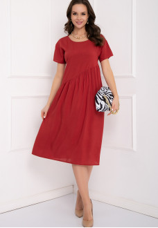 ПЛАТЬЕ ЛУГАНО (ТЕРРАКОТ)