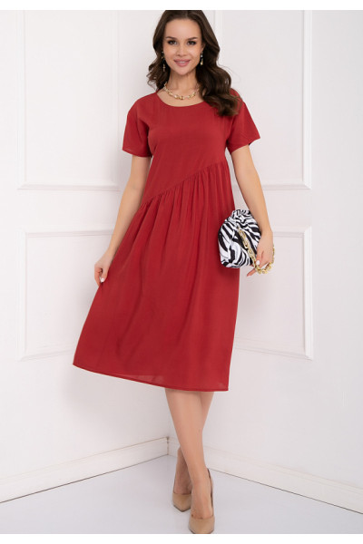 ПЛАТЬЕ ЛУГАНО (ТЕРРАКОТ)