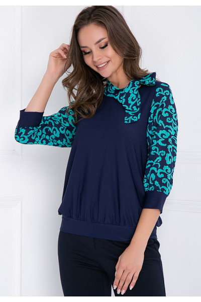 ДЖЕМПЕР ТИЛЬДА (БИРЮЗА) ДЖЕМПЕР ТИЛЬДА (БИРЮЗА)