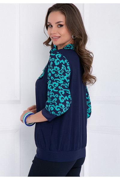 ДЖЕМПЕР ТИЛЬДА (БИРЮЗА) ДЖЕМПЕР ТИЛЬДА (БИРЮЗА)