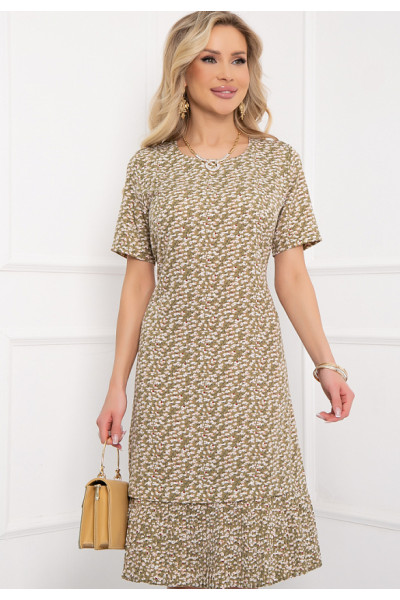 ПЛАТЬЕ ЛАМЕНТЕ (ОЛИВА)