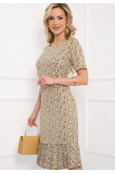 ПЛАТЬЕ ЛАМЕНТЕ (ОЛИВА)