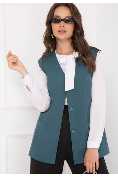 ЖИЛЕТ КРЕМЕЛЛА (БИРЮЗА)