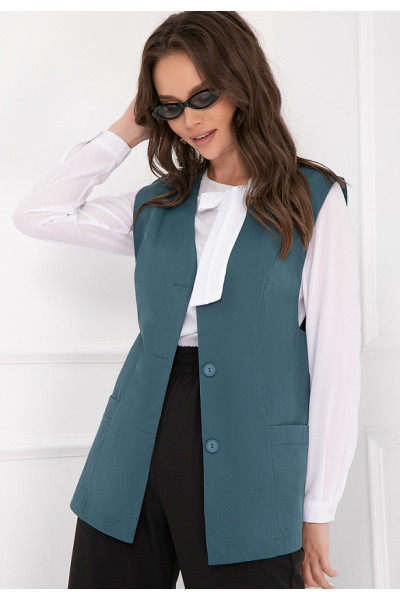 ЖИЛЕТ КРЕМЕЛЛА (БИРЮЗА)