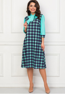 ПЛАТЬЕ ЛОЛИТА (БИРЮЗА)