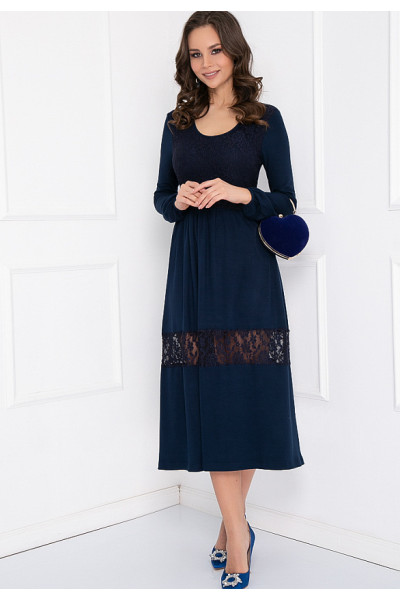 ПЛАТЬЕ ЛЕТТЕРО (ДАРК БЛУ)