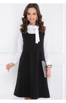 ПЛАТЬЕ РАФФЛИ (БЛЭК)