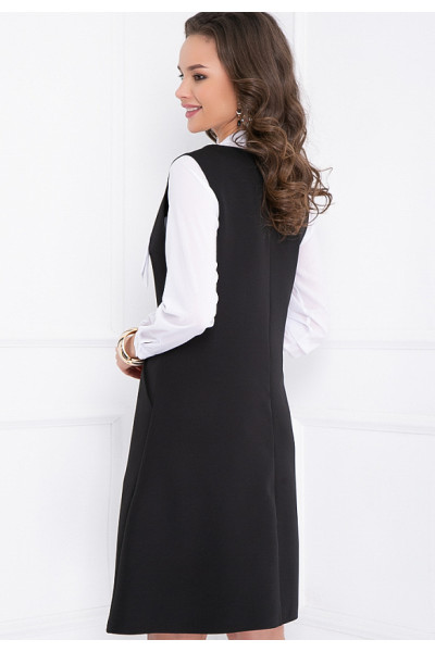 ПЛАТЬЕ РАФФЛИ (БЛЭК)