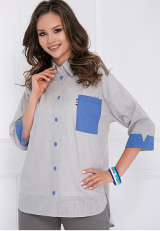 БЛУЗКА АЛФЕРО (ГРЭЙ)