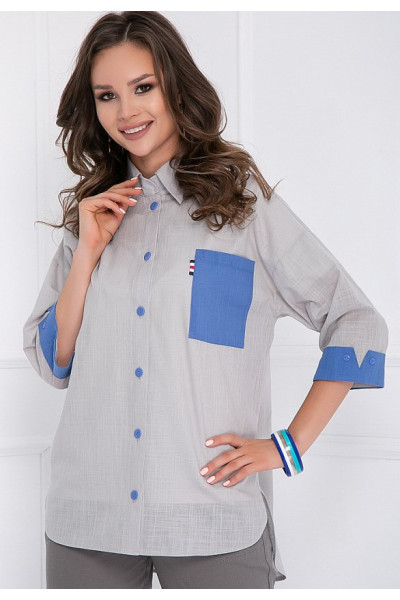 БЛУЗКА АЛФЕРО (ГРЭЙ)