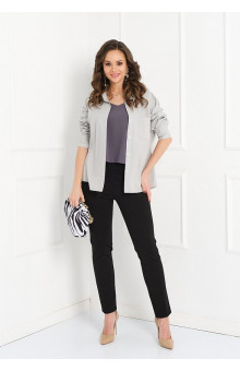 БЛУЗКА КУТРО (ЛАЙТ ГРЭЙ)