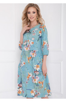 ПЛАТЬЕ КЛАУРА (БЛУ ФЛОВЕРС)