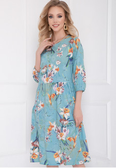 ПЛАТЬЕ КЛАУРА (БЛУ ФЛОВЕРС)