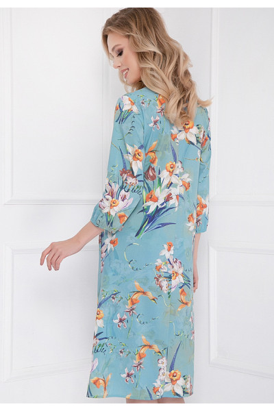 ПЛАТЬЕ КЛАУРА (БЛУ ФЛОВЕРС)