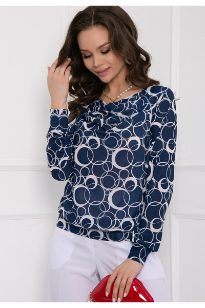 БЛУЗКА ФЛАУТИНО (ДЕНИМ)