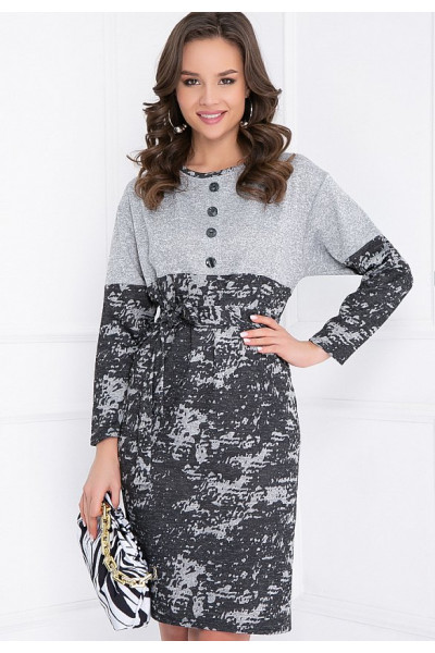 ПЛАТЬЕ ФОЛЬЯНО (ГРЭЙ)