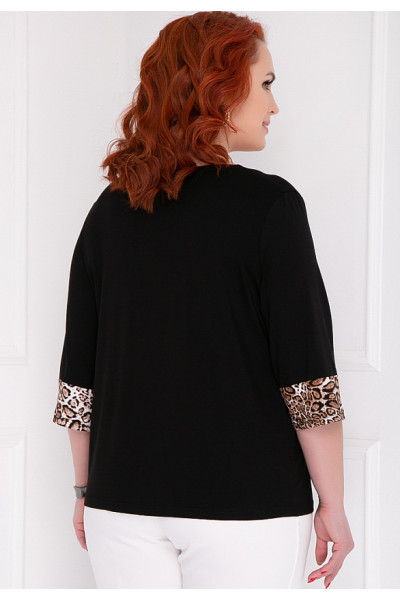 БЛУЗКА ЛЕЗЕТТО (БЛЭК) БЛУЗКА ЛЕЗЕТТО (БЛЭК)