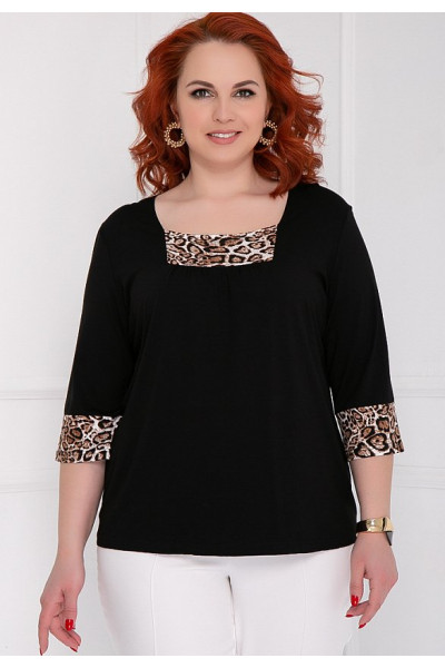 БЛУЗКА ЛЕЗЕТТО (БЛЭК)