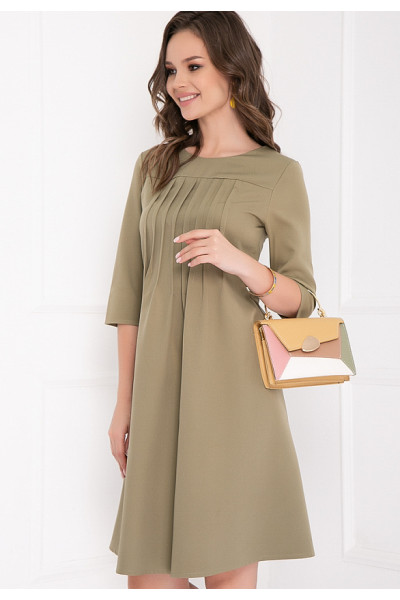 ПЛАТЬЕ МИНОЛЬ (ХАКИ) ПЛАТЬЕ МИНОЛЬ (ХАКИ)