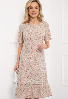 ПЛАТЬЕ ЛАМЕНТЕ (БЭЙЖ)