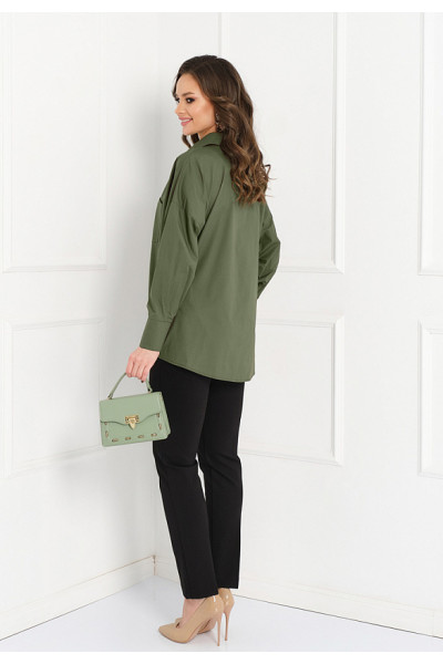 БЛУЗКА КУТРО (ХАКИ)