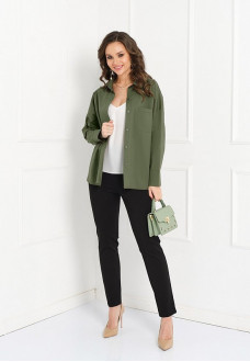 БЛУЗКА КУТРО (ХАКИ)