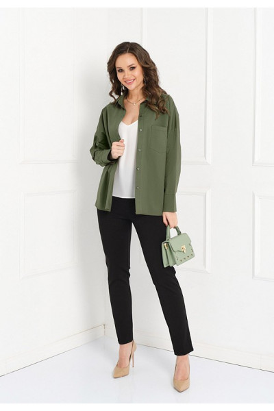 БЛУЗКА КУТРО (ХАКИ)