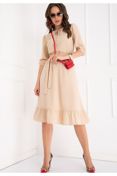 ПЛАТЬЕ КРОСАНИ (БЭЙЖ)