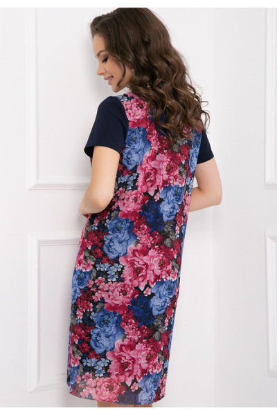 ПЛАТЬЕ САБИНИ (БЛУ ФЛОВЕРС)