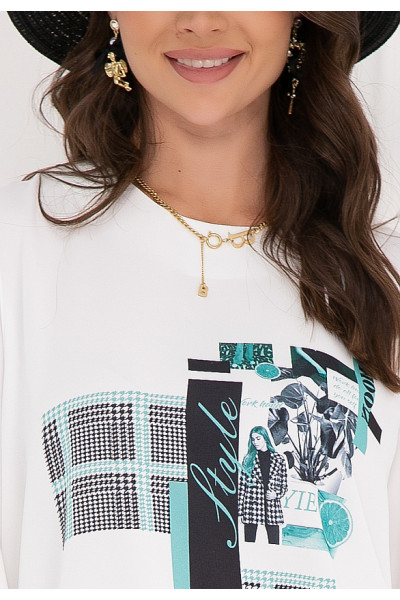 БЛУЗКА МЕДИЛЬЯНИ (ВАЙТ)