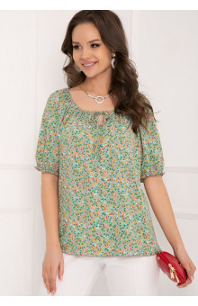 БЛУЗКА БАРБЬЯНО (ГРИН ФЛОВЕРС)