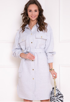 ПЛАТЬЕ КАЗАРИЯ (ЛАЙТ ГРЕЙ)