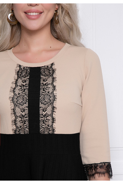 ПЛАТЬЕ МОНИКА (БЭЙЖ АЖУР)