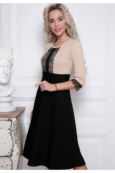 ПЛАТЬЕ МОНИКА (БЭЙЖ АЖУР)