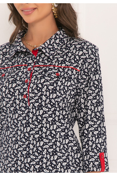 БЛУЗКА ЧЕПРАНО (ДАРК БЛУ) БЛУЗКА ЧЕПРАНО (ДАРК БЛУ)